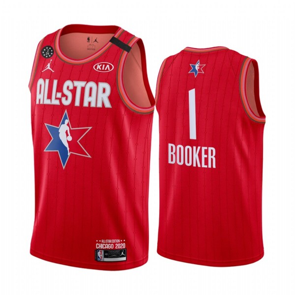 NBA Phoenix Suns Trikot Devin Booker 1 2020 All-Star Jordan Brand Rot Swingman - Herren NBA Phoenix Suns Trikot Devin Booker 1 2020 All-Star Jordan Brand Rot Swingman - Herren
